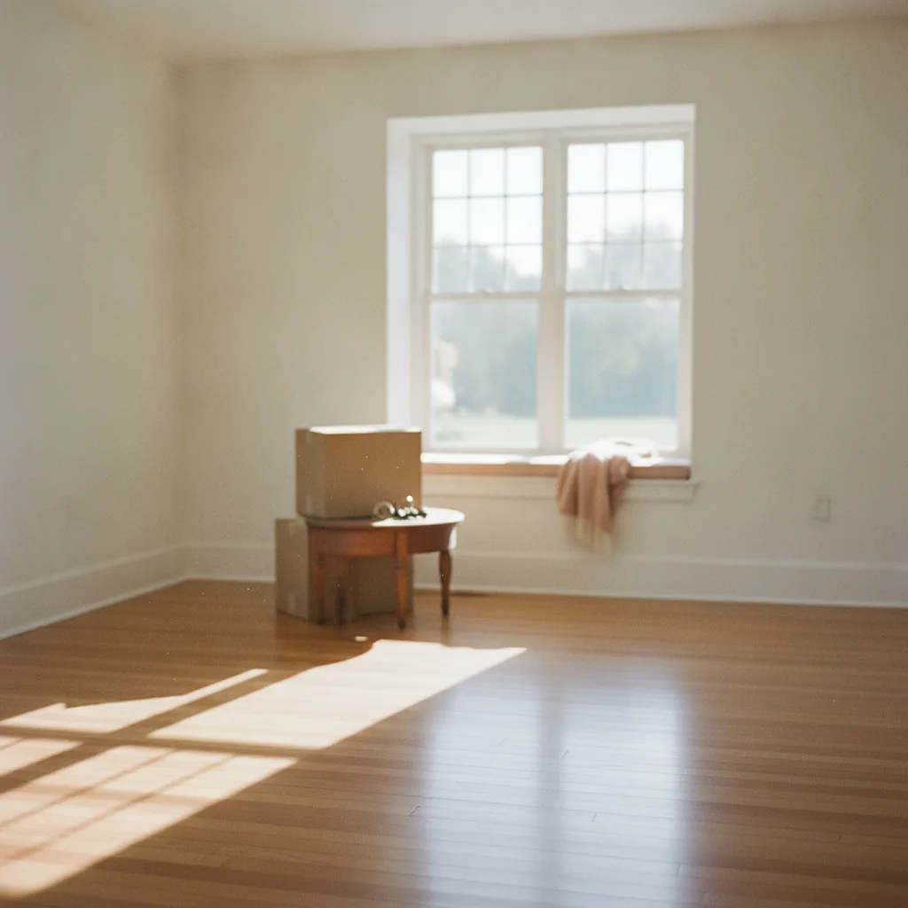 Empty, freshly cleaned apartment ready for a new tenant
